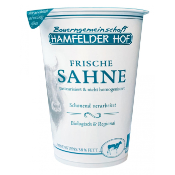 Frische Sahne 38% Hamfelder Hof