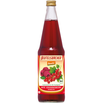 Rote Johannisbeere-Himbeere Saft