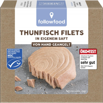 Thunfisch Filets in eigenem Saft