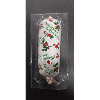 Wildleberwurst Steinpilz &.Preiselbeere