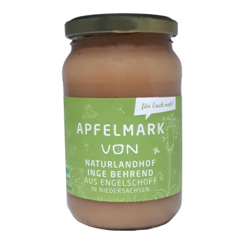 Apfelmark, ungesüßt, kleines Glas