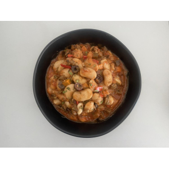 Riesenbohnensalat mit Oliven (Großgebinde)