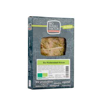 Rückensteak Kräuter Bärlauch (2 Stück)