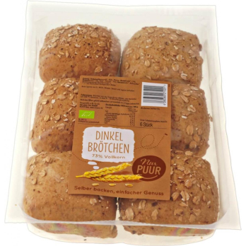 Dinkelbrötchen zum Aufbacken