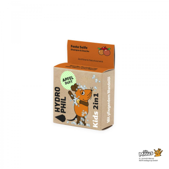 2in1 festes Shampoo & Dusche Maus Apfel
