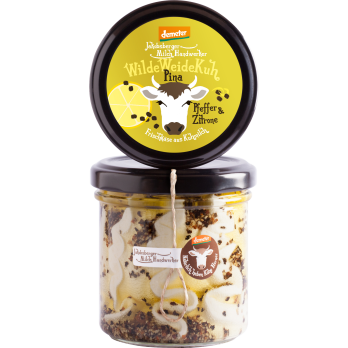 Frischkäse Pina (Pfeffer-Zitrone), Glas