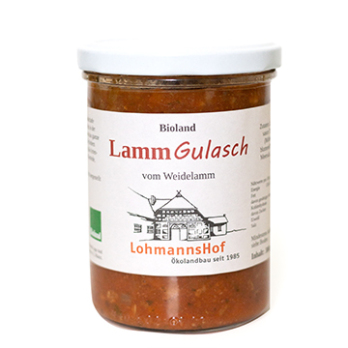 Lammgulasch vom Rauhwolligen Pommerschen Landschaf