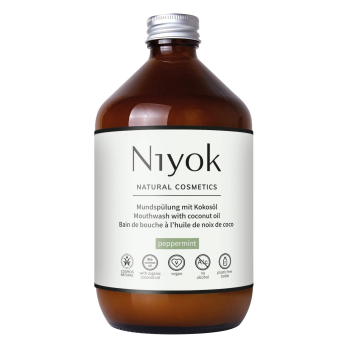 Mundspülung Kokosöl Pfefferminze