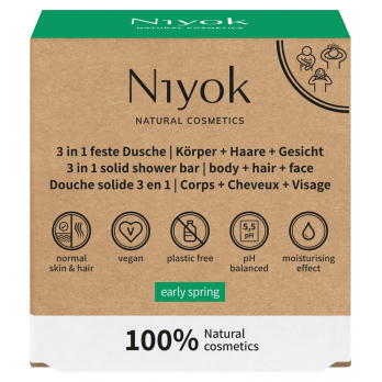 3in1 Feste Dusche Körper Haare Gesicht