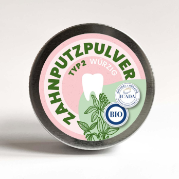 Zahnpulver Pulver Typ 2 Würzig