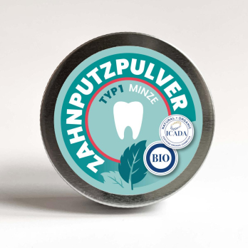 Zahnpulver Pulver Typ 1 Minze