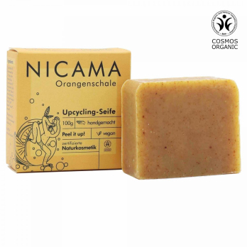 Upcycling Peelingseife Orangenschale