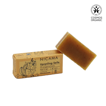 Mini Upcycling-Seife Orangenschale