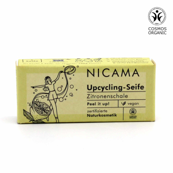 Mini Upcycling-Seife Zitronenschale