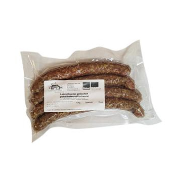 TK Lamm-Bratwurst geräuchert grob vom Rauhwolligen Pommerschen Landschaf
