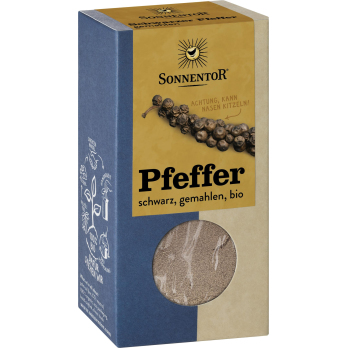 Pfeffer schwarz, gemahlen