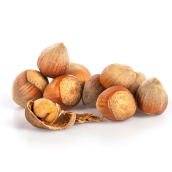 Haselnüsse in der Schale