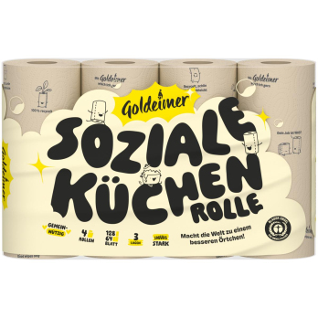 Küchenrolle 3-lagig (4 Rollen)