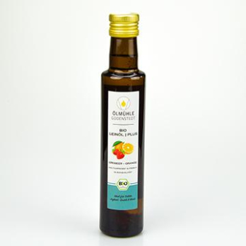 Leinöl Plus Erdbeere-Orange 250 ml